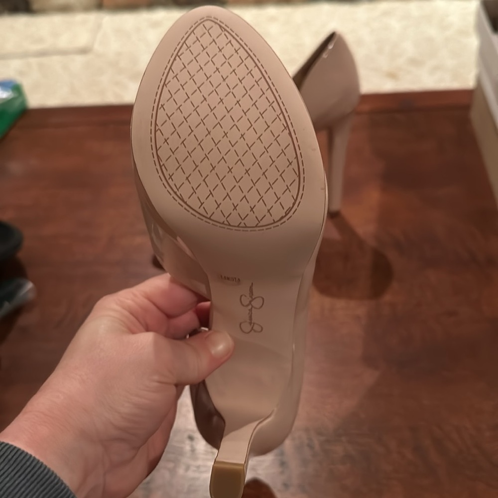 NEW! Jessica Simpson Js Marcella nude heels - Picture 4 of 5